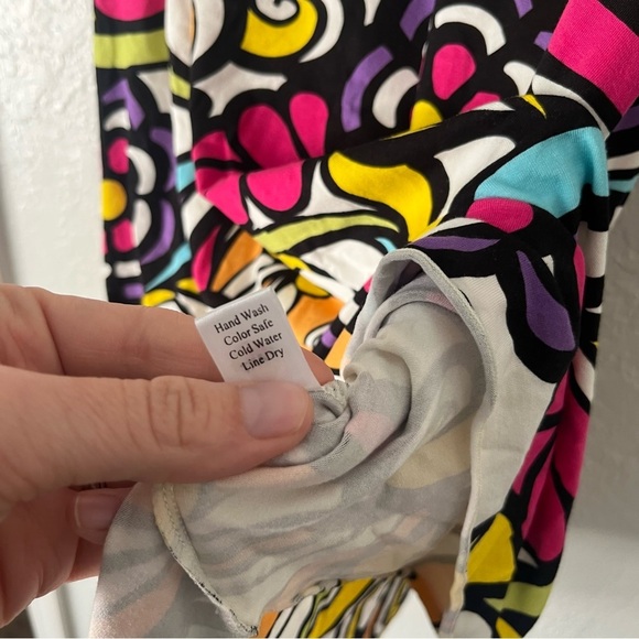 Vintage Y2K Top Women's Large The Pyramid Collection Hippie Floral Dopamine Boho - Picture 6 of 8